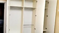 Шкаф трехдверный распашной МДФ Эмаль белая (фото 2)