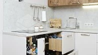 Угловая кухня модерн пленка/МДФ РН181103 (фото 3)