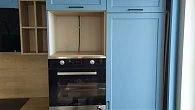 Угловая кухня C8 МДФ эмаль матовая RAL 5024 pastel blue ШТ200301 (фото 17)