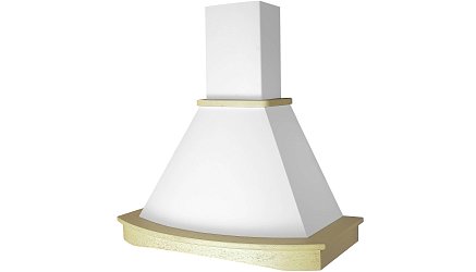 Elikor Ротонда 90П-650-П3Д белый муар /дуб белый патина серебро1