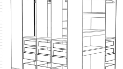 Гардеробная РТ230603Ш1