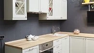 Угловая кухня скандинавский стиль эмаль/МДФ 4800 см (фото 4)