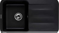 Мойка KUPPERSBERG LIRA 1B1D BLACK METALLIC композитная (фото 1)