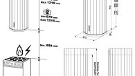 Вытяжка FABER CORINTHIA IS WH MATT/TIB.SILVER (фото 4)