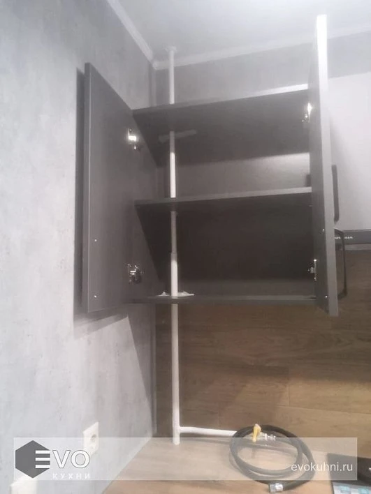 Кухня МР210104 Cleaf piombo пластик (фото 5)