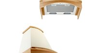 Вытяжка Elikor Ротонда 60П-650-П3Л бежевый 1013/ дуб неокрашенный (съемное) (фото 3)