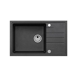INTERMEZZO 130 GRANITAL CARBON - G91 780X480X200 1X в компл.с сифоном 111729, ALVEUS 1