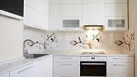 Угловая кухня модерн акриловый пластик/МДФ РН190604 (фото 3)