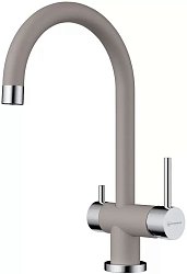 Omoikiri Yamada-GR латунь/гранит/leningrad grey1