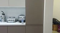Угловая кухня модерн NCS S 5005-Y50R / NCS S 1002-Y50R РК200603 (фото 5)