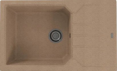 ALVEUS GRANITAL RECORD 40 G55 BEIGE в комплекте с сифоном 11305481