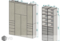 Гардеробная МР2304021