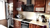 Угловая кухня классика Массив дуба 330х120 см (фото 7)