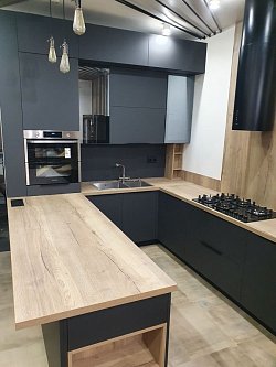 П-образная кухня ЛШ210502