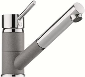 Franke Sinta с выдвижным изливом (серый)1