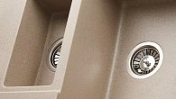 Мойка KUPPERSBERG MODENA 1,5B2D BEIGE композитная (фото 3)