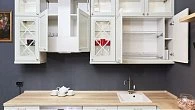 Угловая кухня скандинавский стиль эмаль/МДФ 4800 см (фото 7)