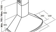 Вытяжка Kuppersberg BONA 60 B Bronze (фото 4)