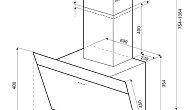 Вытяжка KRONA Kristen 900 black/inox S (фото 3)