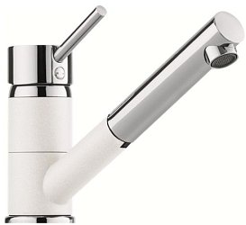 Franke Sinta с выдвижным изливом (белый)1