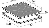 Варочная панель Zigmund & Shtain CI 33.6 B индукционная (фото 4)