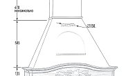 Вытяжка Viaona Cappe София 90 с окном c ВМ-550 ERA (elica) (фото 6)