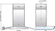 Вытяжка Elikor Аметист S4 90Н-700-Э4Д нержавеющая сталь\тонированное стекло (фото 5)