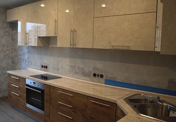 Угловая кухня лофт Alvic Melang пленка/пластик/МДФ РД181201