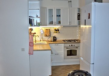 Угловая кухня неоклассика Палома Массив дерева РЯ180815