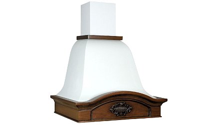 Viaona Cappe Лилия 60 с декором луизиана inca 900 белый муар1