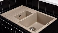 Мойка KUPPERSBERG MODENA 1,5B1D SAND композитная (фото 2)