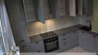 Угловая кухня модерн пленка ПВХ Фьорд / пластик бетон Чикаго ЛН200801 (фото 12)