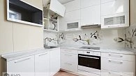 Угловая кухня модерн акриловый пластик/МДФ РН190604 (фото 4)