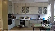 Угловая кухня неоклассика с порталом Модель-3.8 эмаль/МДФ ИФ190402 (фото 8)