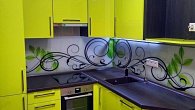 Угловая кухня хай-тек Alvic Luxe пластик/МДФ/ЛДСП (фото 1)