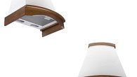 Вытяжка Elikor Ротонда 60П-650-П3Л золотой антик / дуб коричневый (фото 3)