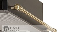 Вытяжка Elikor Интегра 50П-400-В2Л антрацит / рейлинг бронза (фото 2)
