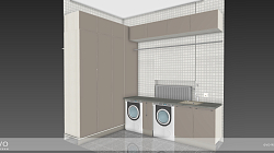 Мебель для постирочной РЦ210803Ш1