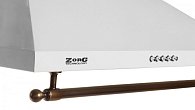 Вытяжка ZorG Technology Allegro B 1000 60 белая+релинг бронза (фото 8)