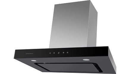 MAUNFELD Norfolk 60 нержавеющая сталь\черное стекло1