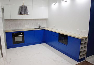 Кухня Alva matt NCS S 0502-G / Breeze matt NCS S 4050-R90B РЧ200601