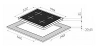 Варочная панель MAUNFELD EGHS.64.63CS/G (фото 9)