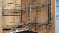 Угловая кухня хай-тек Аттик Fenix/Grigio пластик/МДФ/ЛДСП МС191202 (фото 11)