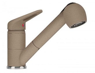 FRANKE NOVARA PLUS, миндаль, с выдвижным шлангом1