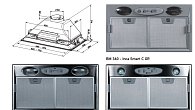 Вытяжка Viaona Cappe Дора угловая ППУ с ВМ-750/70 new faber слоновая кость (фото 2)