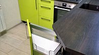 Угловая кухня хай-тек Alvic Luxe пластик/МДФ/ЛДСП (фото 9)