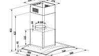 Вытяжка Zigmund & Shtain K 136.9 W (фото 2)