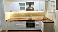 Угловая кухня неоклассика Лонгфорд пленка/МДФ РЯ180410 (фото 1)