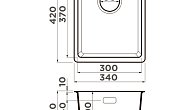 Мойка Omoikiri Kata 34-U-PA Artgranit/пастила (фото 2)