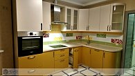 Угловая кухня модерн эмаль/МДФ 295х185 см (фото 4)